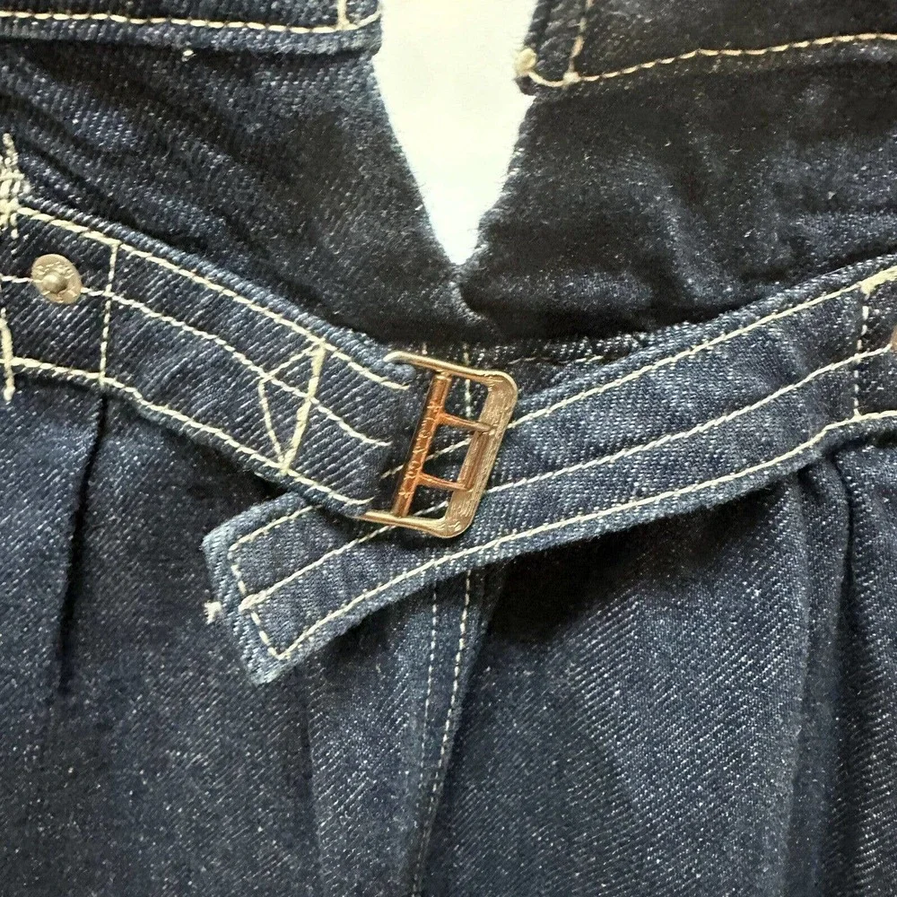 Levi's Dark Blue Midi Skirt - Picture 6 of 10